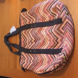 Roxy Large Women’s Tote Bag Shoulder Bag Chevron